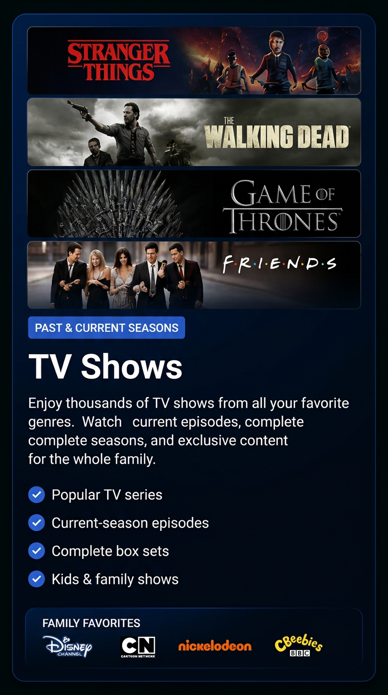 Smarters iptv tv shows